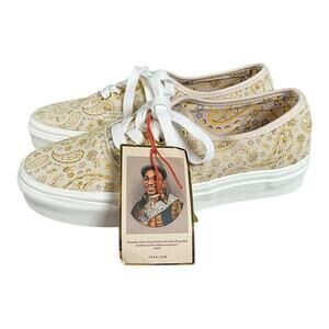 Vans Women Authentic Anderson Paak x Authentic Sneaker in Beautiful Sand Paisley